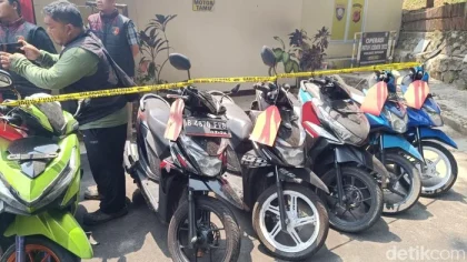 Maling Motor di Jakarta Pusat Terciduk Jual Barang Curian di Facebook