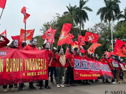 May Day di Jakarta: Ratusan Aktivis dan Pejabat Serukan Kesejahteraan Buruh pada Hari Buruh Internasional