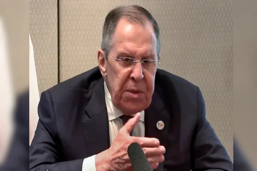 Menlu Rusia Sergey Lavrov Marahi Jurnalis Berisik di New Delhi