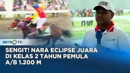 Milana Eclipse Tampil sebagai Juara Kelas 2 Tahun Pemula C/D - 1000 Meter IHR