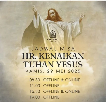 Misa Kenaikan Yesus Kristus 2026 di Pontianak dan Kalbar: Jadwal Ibadah dan Lokasi