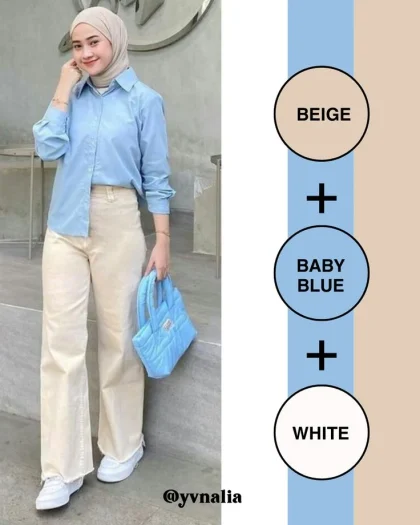 Mix & Match: Warna Baby Blue Cocok dengan Warna Apa?