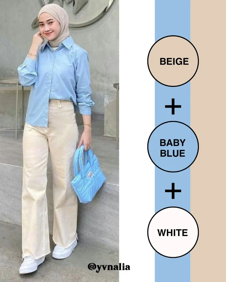 Mix & Match: Warna Baby Blue Cocok dengan Warna Apa?
