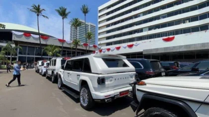 Mobil Presiden Prabowo Subianto Menarik Perhatian di Cebu