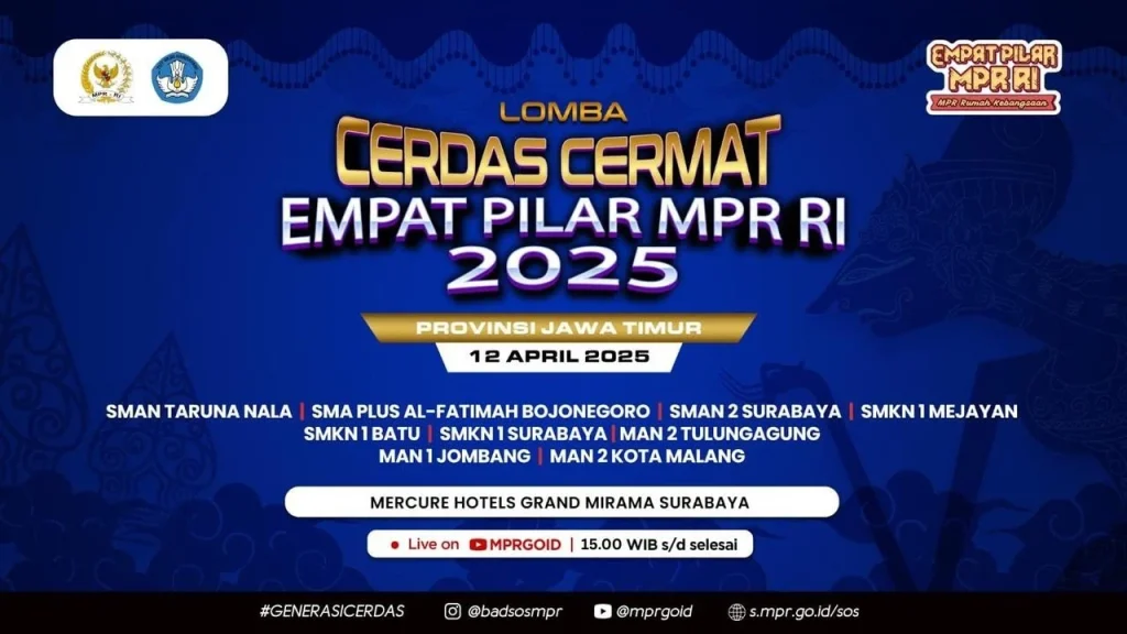 MPR RI Nonaktifkan Juri dan MC Lomba Cerdas Cermat Akibat Polemik Penilaian