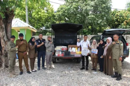 Operasi Sita Miras Ilegal di Aceh Besar, Bea Cukai dan Satpol PP Sita Puluhan Botol