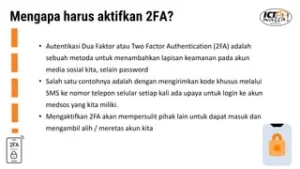 Password Kuat Tak Cukup: Mengapa 2FA Wajib Aktif di Semua Akun