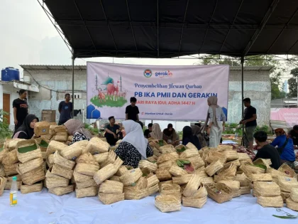 PB IKA PMII Terima Bantuan Sapi Presiden, Salurkan 5.000 Paket Daging Ramah Lingkungan
