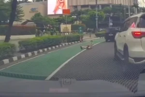 Pelaku Jambret WNA Italia di Bundaran HI Ditangkap Polisi