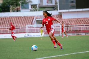 Pemain Timnas Wanita U-17 Terlihat di Hydroplus Soccer League Surabaya 2026