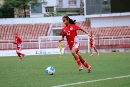 Pemain Timnas Wanita U-17 Terlihat di Hydroplus Soccer League Surabaya 2026
