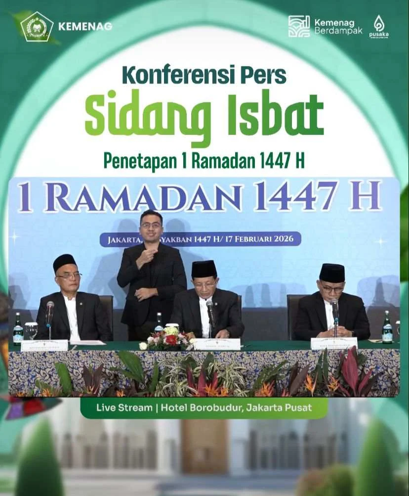 Pemerintah Tetapkan Idul Adha 1447 H Jatuh pada 27 Mei 2026