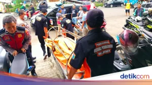 Pemotor di Karawang Tewas Bersimbah Darah Diduga Terjerat Benang Layangan