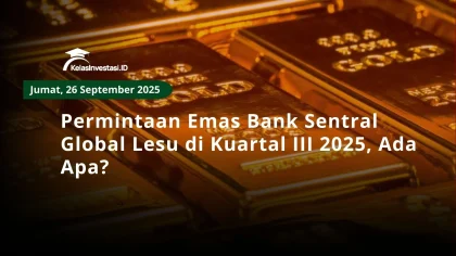Permintaan Emas Global Naik di Tengah Harga Tinggi Kuartal I 2026