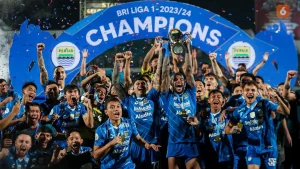 Persib Bandung Sukses Kunci Gelar Hattrick Juara Liga Indonesia