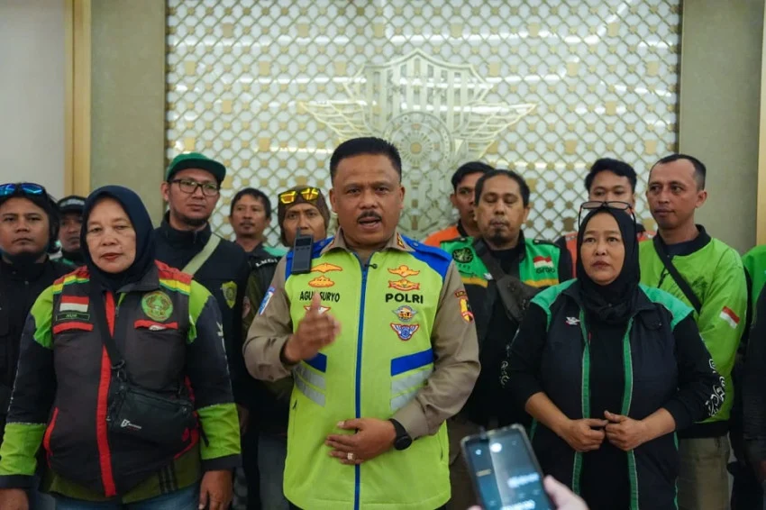 Polantas Menyapa: Irjen Agus Ajak Ojol Jadi Pahlawan Keselamatan Jalan di Bogor