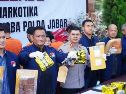 Polda Jabar Bongkar Jaringan Narkoba Internasional, Enam Kilogram Sabu Disita