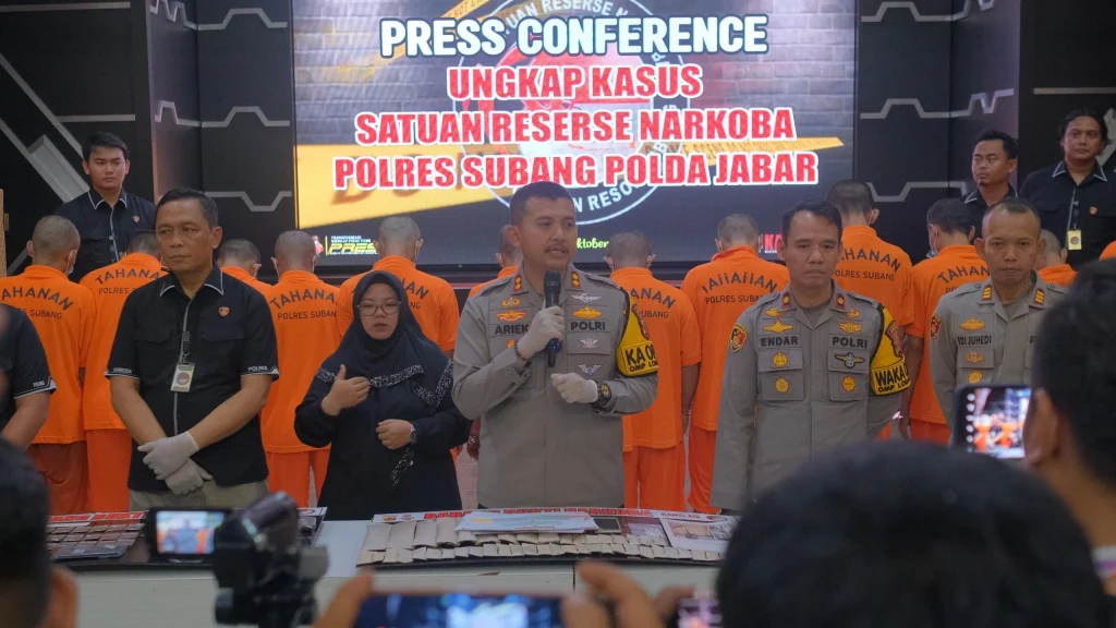 Polda Jabar Ungkap 593 Kasus Narkoba dan Tangkap 593 Tersangka