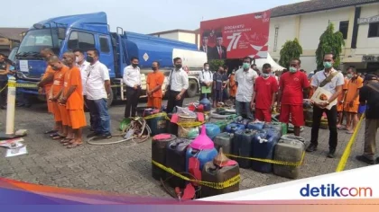 Polda Jateng Bongkar 53 Kasus BBM Ilegal, 60 Tersangka Ditangkap
