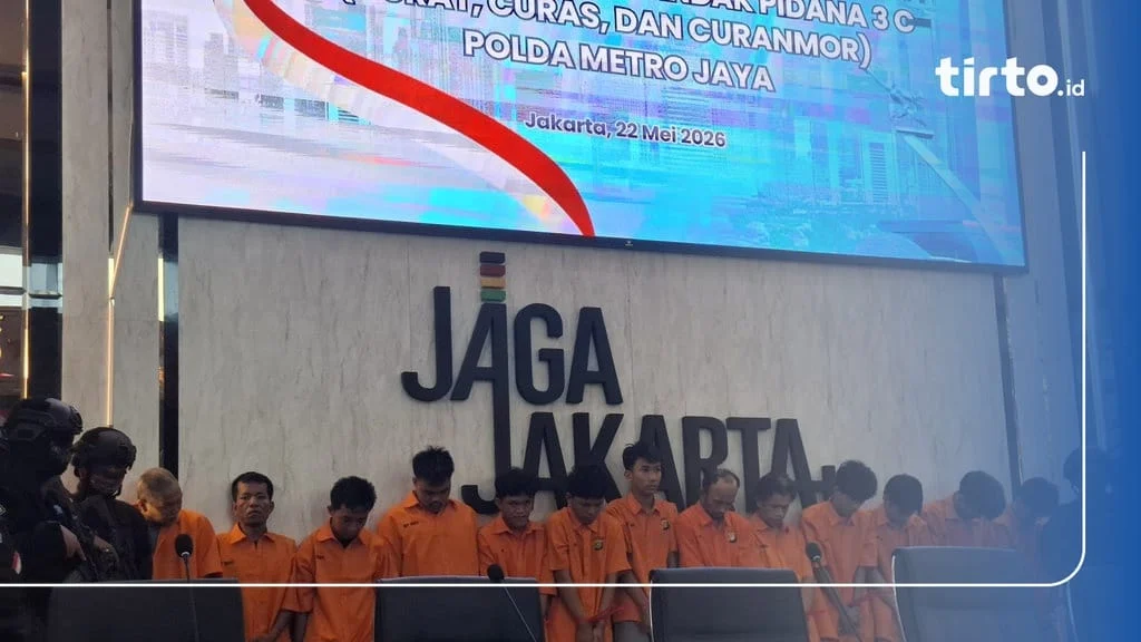 Polda Metro Tangkap 173 Pelaku Kejahatan Jalanan Selama 22 Hari