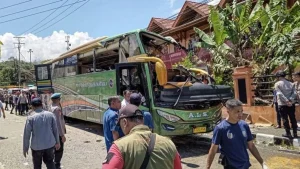 Polisi Buka Posko DVI di RSUD Musi Rawas Utara Usai Kecelakaan Maut Bus ALS dan Truk BBM