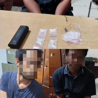 Polsek Enok Ungkap Kasus Narkotika, Dua Pengedar Shabu Diamankan