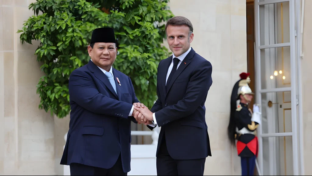 Prabowo dan Macron Bahas Solusi Dua Negara Palestina