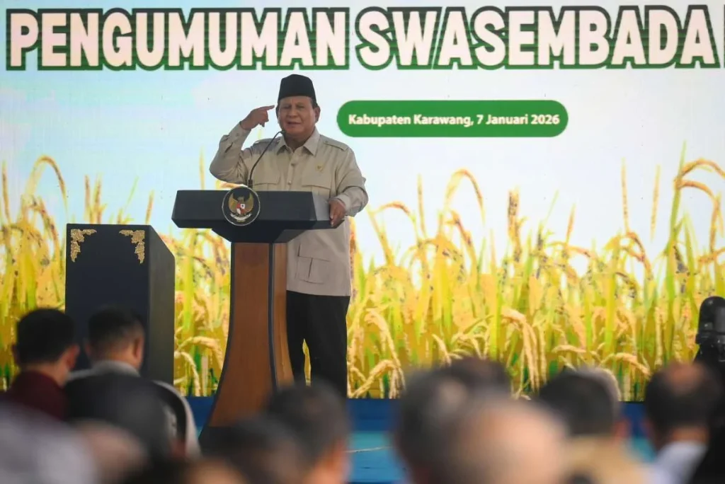 Prabowo: Indonesia Tidak Panik, Sudah Swasembada Pangan