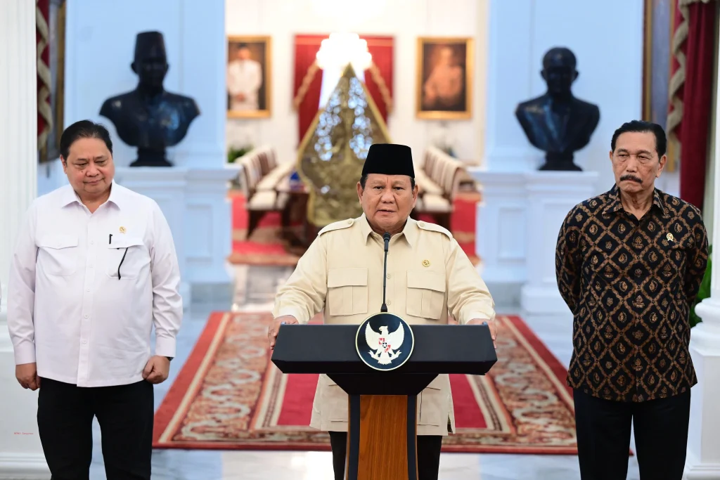 Prabowo Sentil Pengusaha Simpan Hasil Ekspor SDA di Luar Negeri