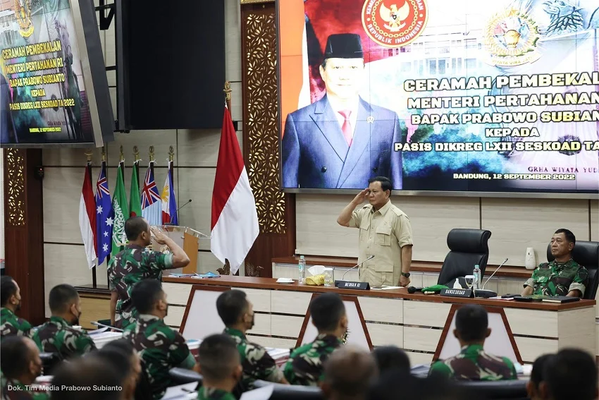 Prabowo Ungkap Ilmu Komandan yang Meningkatkan Kinerja Anak Buah