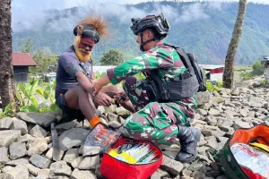 Prajurit TNI Berkontribusi Meningkatkan Kesehatan Masyarakat di Posyandu