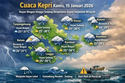 Prakiraan Cuaca 2 Mei 2026: Hujan Ringan hingga Sedang di Seluruh Ibu Kota Provinsi Indonesia