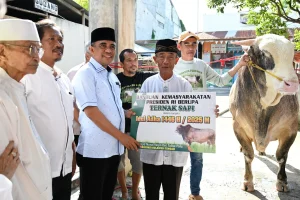 Presiden Prabowo Membagikan 18 Kambing Kurban ke Sulawesi Tenggara