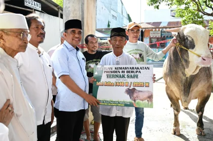 Presiden Prabowo Membagikan 18 Kambing Kurban ke Sulawesi Tenggara