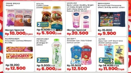 Promo Indomaret Paling Murah, SoKlin Deterjen Cair Lebih Terjangkau