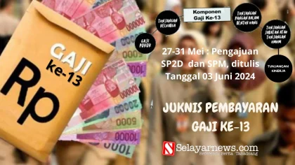 Purbaya Siapkan Gaji ke-13 untuk PNS, TNI, Polri, dan Pensiunan pada Juni 2026
