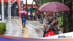 Ramalan Cuaca Jabodetabek 5 Hari ke Depan, Waspada Hujan Sedang-Lebat