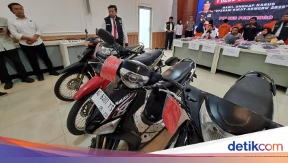 Residivis Curanmor Ditangkap di Gresik, Hasil Jual Motor Dipakai Beli Narkoba