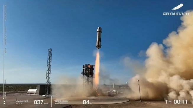 Roket Blue Origin Meledak di Landasan, Picu Bola Api Raksasa