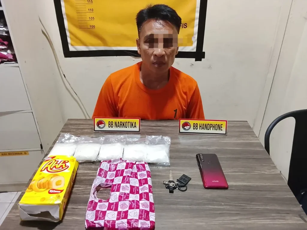Satres Narkoba Polres Inhil Ungkap Peredaran Sabu, Seorang Pengedar Diamankan