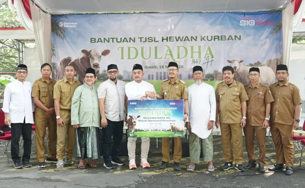 SIG Salurkan 292 Hewan Kurban di 19 Provinsi Sekitar Area Operasional
