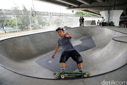 Skatepark Pasar Rebo Jadi Destinasi Olahraga dan Rekreasi Warga