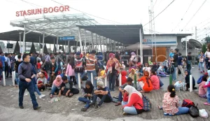 Stasiun Bogor Paling Padat di Akhir Liburan Kenaikan Yesus Kristus