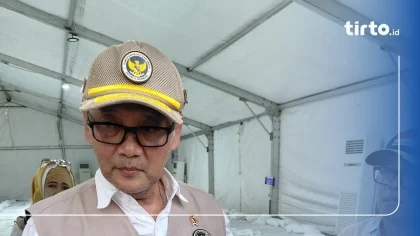 Stiker KBIHU di Tenda Arafah Dicopot, Diganti Resmi PPIH