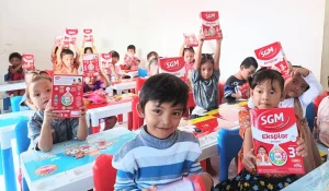 Stimulasi Anak Usia Dini Didorong Lewat Aktivitas Kreatif, Kolaborasi SGM Eksplor dan Alfamart