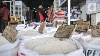 Stok Beras Jakarta Aman, Warga Tak Perlu Cemas