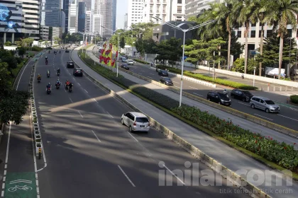 Suasana Jalan Sudirman Jakarta Lebih Sepi Saat Cuti Bersama Iduladha 1447 H