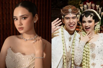 Syifa Hadju Memukau di Wedding Vow Bali dengan Gaun Floral Bertabur Berlian