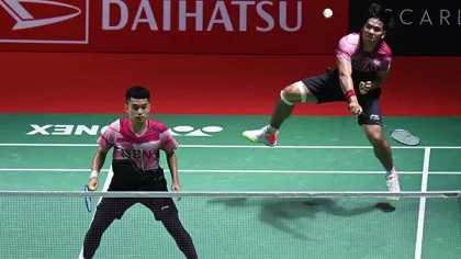 Thailand Open: Hajar Tuan Rumah, Leo/Daniel Lolos ke Semifinal