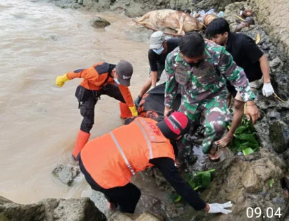 Tim SAR Gabungan Temukan Korban Tenggelam di Kanal Pampang Makassar